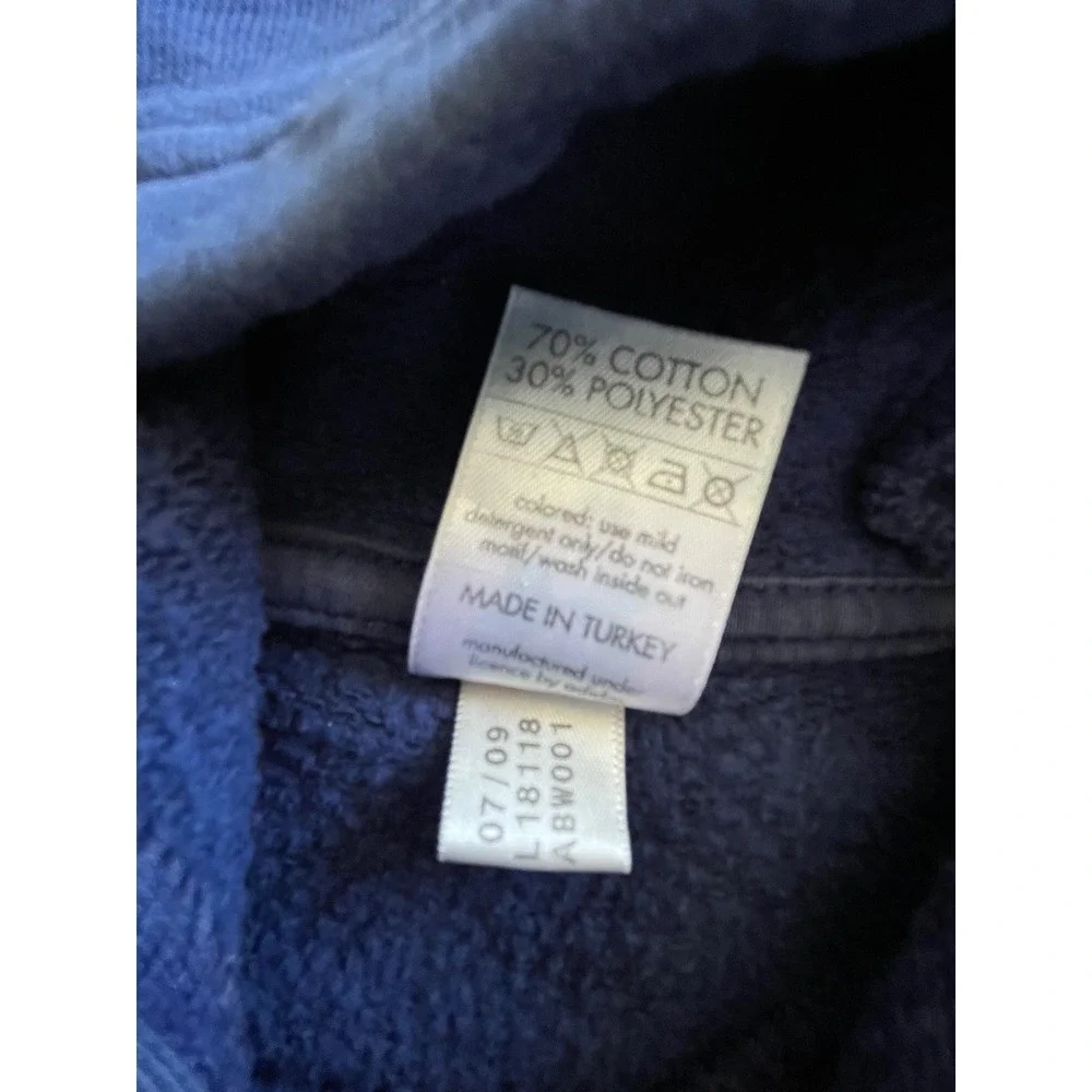 Adidas London 2012 Olympic Games Hoodie Navy Blue Graphic‎ Pullover Mens Small